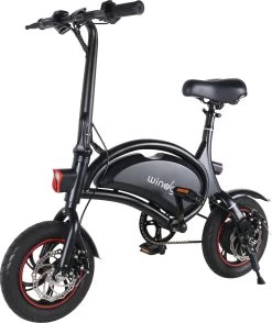 Windgoo - B3 Elektrische Long-Range E-Bike Met Trappers - E-bike - 25Km / H - Zwart -Extreem Snel Rijden 1007x1200 1