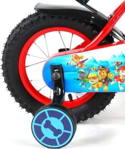 Volare Paw Patrol Kinderfiets - Jongens - 12 Inch - Rood/Blauw -Extreem Snel Rijden 1007x1200
