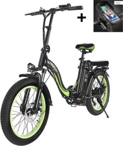 Merkloos Windgoo E20 Urban- Elektrische Fiets - E-bike - 20Inch - 12.5Ah - APP - Fat Tire - 7 Speed Shimano -Extreem Snel Rijden 1010x1200 1