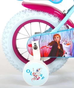 Volare Disney Frozen 2 Kinderfiets - Meisjes - 12 Inch - Blauw/Paars -Extreem Snel Rijden 1013x1200