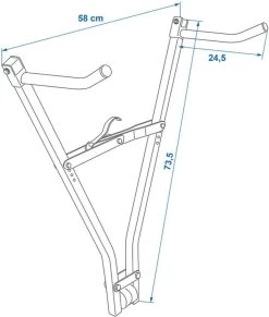 PROPLUS Fietsendrager Geschikt Voor Twee Fietsen - Auto Trekhaak Fietsendrager - Auto Accessoires -Extreem Snel Rijden 1018x1200 2