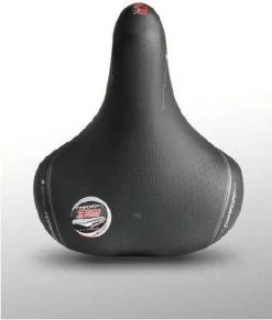 Zadel Selle Bassano Volare BigCity XXL Elastomeer - Zwart -Extreem Snel Rijden 1020x1200 2