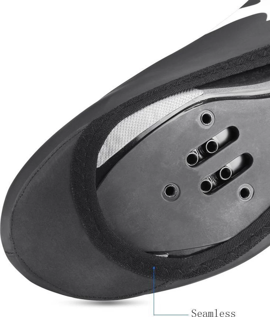Giyo Overschoenen - Maat 41-43 (L) - 1 Paar - Mountainbike - Wielrennen - Zwart - Wind En Waterdicht - Waterproof - Regen - Vorst 9 Giyo Overschoenen - Maat 41-43 (L) - 1 Paar - Mountainbike - Wielrennen - Zwart - Wind En Waterdicht - Waterproof - Regen - Vorst - Afbeelding 7
