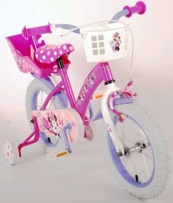Volare Disney Minnie Cutest Ever! - Kinderfiets - Meisjes - 14 Inch - Roze -Extreem Snel Rijden 1022x1200