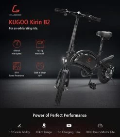 Matrix E Bike - Kugoo B2 Pro - Elektrische Opvouwbare Fiets/step 14 Inch 400W - Met Trappers - Snelheid Max. 45 Km/u -Extreem Snel Rijden 1046x1200 2