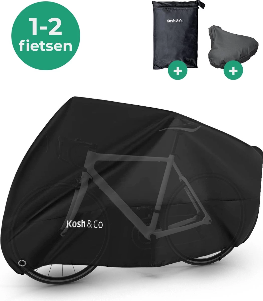 Merkloos Fietshoes Voor 2 Fietsen - Fietshoes Waterdicht - XL - Incl. Gratis Zakje & Zadelhoes 3 Merkloos Fietshoes Voor 2 Fietsen - Fietshoes Waterdicht - XL - Incl. Gratis Zakje & Zadelhoes