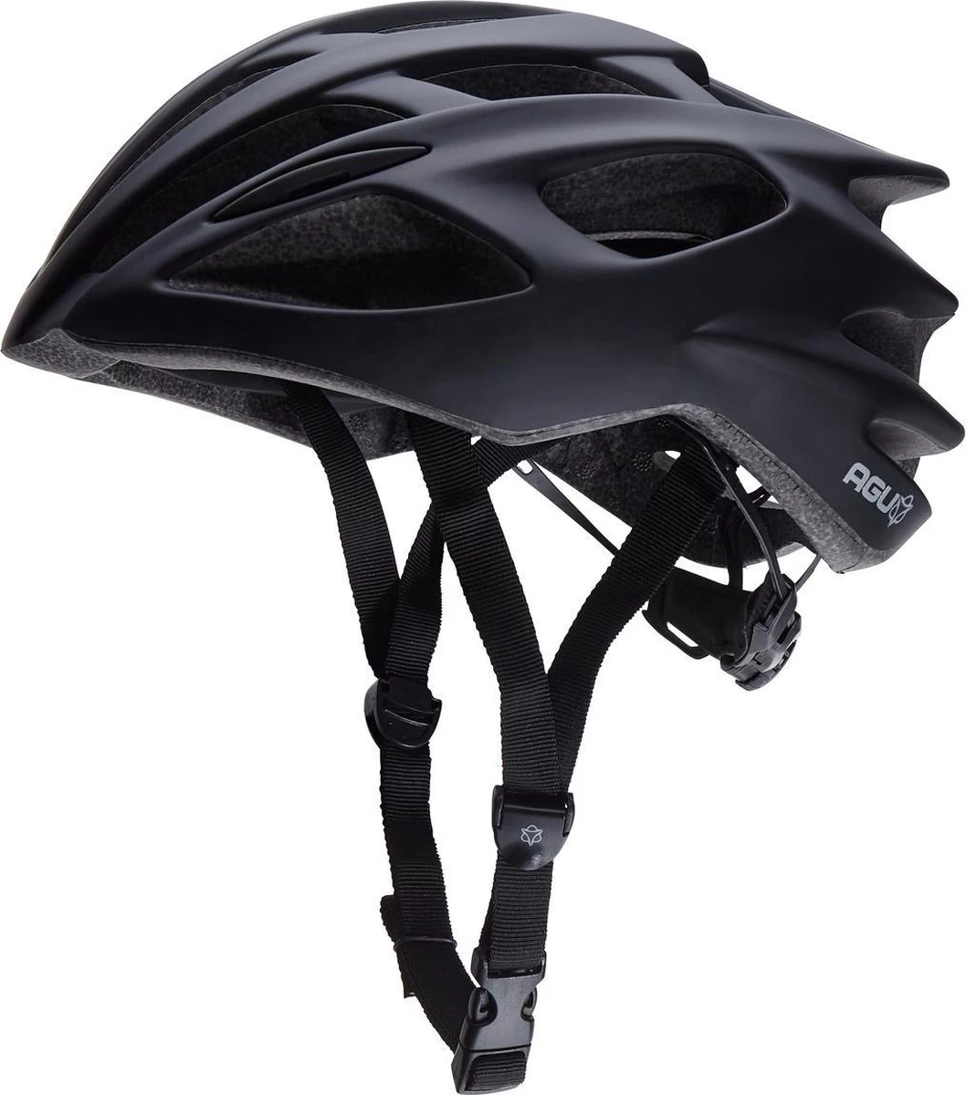 AGU Strato Fietshelm - Zwart - S/M 9 AGU Strato Fietshelm - Zwart - S/M - Afbeelding 7