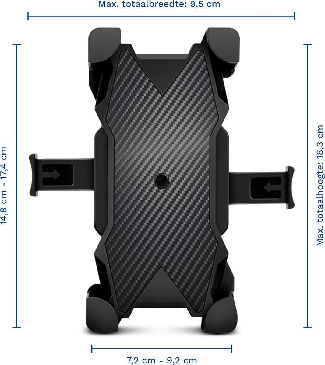 Telefoonhouder Voor Fiets Scooter Of Motor - Met Automatische Span Bevestiging 11 Telefoonhouder Voor Fiets Scooter Of Motor - Met Automatische Span Bevestiging - Afbeelding 9