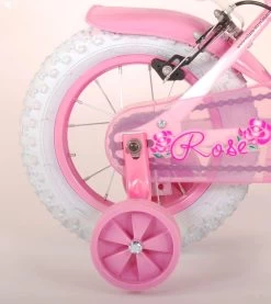 Volare Rose Kinderfiets - Meisjes - 12 Inch - Roze - 2 Handremmen -Extreem Snel Rijden 1071x1200