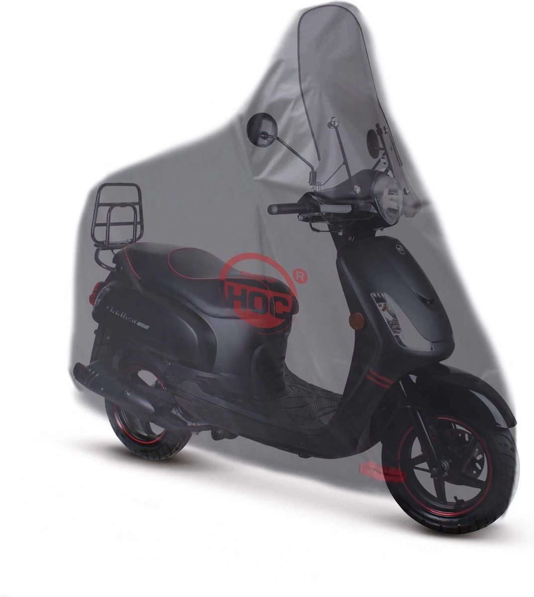 CUHOC Scooterhoes Voor De Sym Fiddle 2 & 3 (Met Hoog Windscherm) Stofvrij / Ademend / Waterdicht Redlabel 7 CUHOC Scooterhoes Voor De Sym Fiddle 2 & 3 (Met Hoog Windscherm) Stofvrij / Ademend / Waterdicht Redlabel - Afbeelding 5
