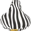 Niet Verkeerd Zadeldek Gestreept 17 X 25 Cm Polyester Zwart/wit -Extreem Snel Rijden 1077x1200