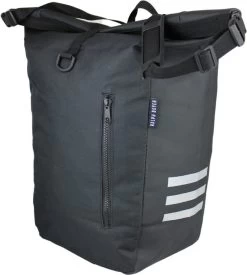 Enkele Fietstas En Schoudertas Zwart - Fietstas Enkel - Fietsshopper - Lange Schouderband - Reflecterend Zijkant - Handvat -Extreem Snel Rijden 1079x1200 3