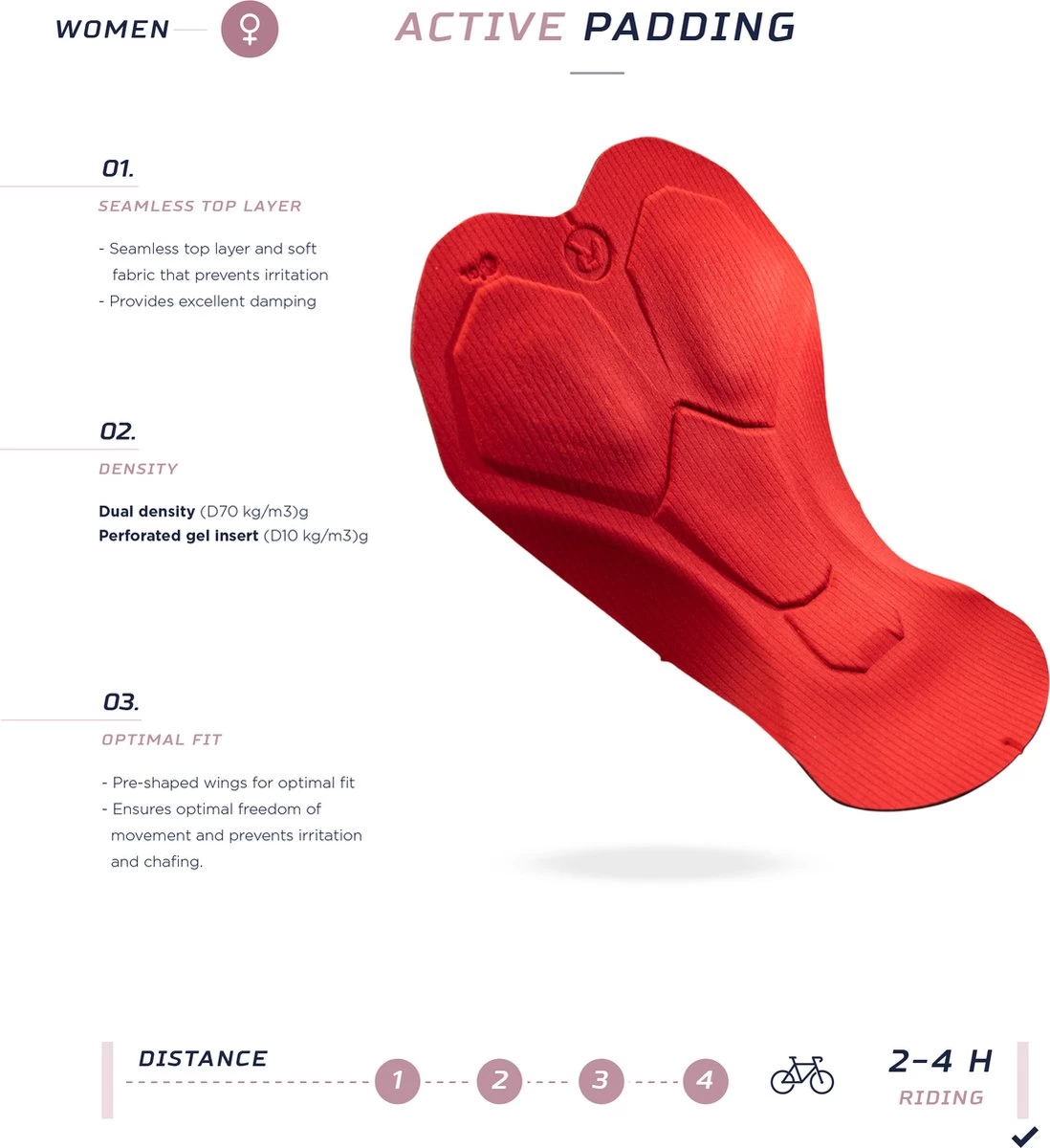 Rogelli Liona Lange Fietsbroek Met Bretels En Zeem - Thermo Wielrenbroek - Dames Fietsbroek - 10 Tot 0 Graden - Zwart 6 Rogelli Liona Lange Fietsbroek Met Bretels En Zeem - Thermo Wielrenbroek - Dames Fietsbroek - 10 Tot 0 Graden - Zwart - Afbeelding 4