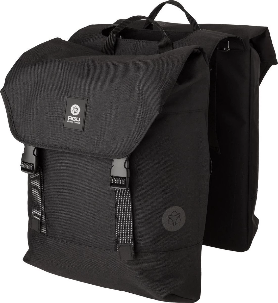 AGU Essentials DWR Dubbele Fietstas Urban Klickfix Zwart - 36 L 3 AGU Essentials DWR Dubbele Fietstas Urban Klickfix Zwart - 36 L