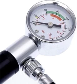 LHP Fietspomp Mini - Analoog Drukmeter - Inclusief Naaldventiel En Fietsbandreparatieset -Extreem Snel Rijden 1103x1200 8