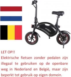 Windgoo B3 Mini-scooter - Opvouwbare Fiets - Zwart -Extreem Snel Rijden 1113x1200 1