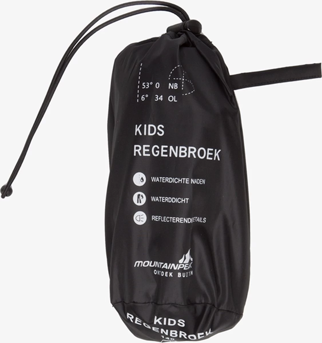 Mountain Peak Kinder Regenbroek - Zwart - Maat 170/176 6 Mountain Peak Kinder Regenbroek - Zwart - Maat 170/176 - Afbeelding 4