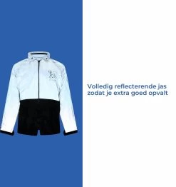 C-Line Regenpak Met Capuchon - Reflecterende Jas - Nieuw Model - Volwassen Maat XXXL -Extreem Snel Rijden 1130x1200 2