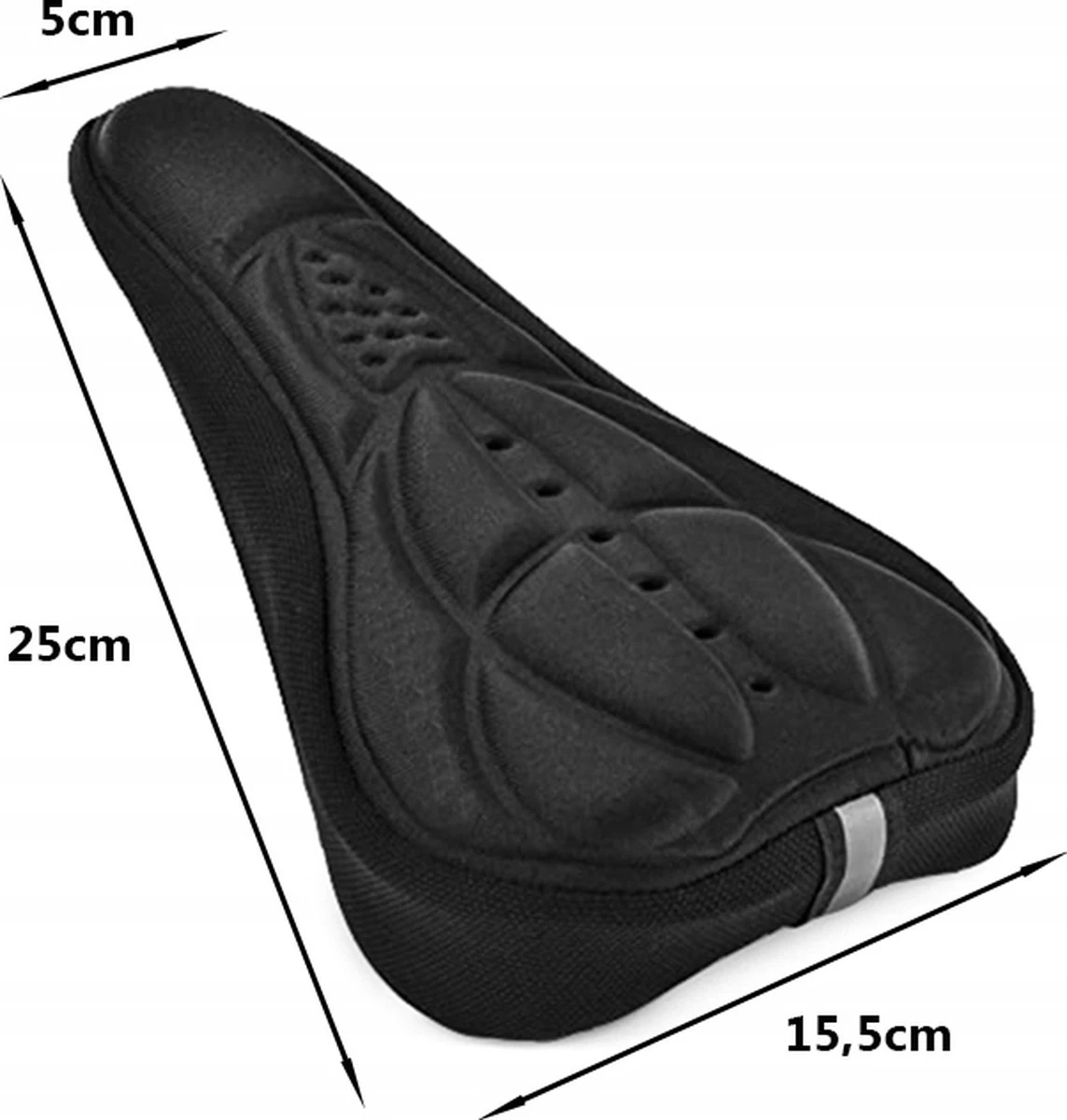 Universele 3D Comfort Gel Zadelhoes - Fietszadel Gelzadel Hoes - Fietszadelhoes - Zadeldekje - Zadel Dekje Hoes - Zadelkussen Fietszadeldekje Overtrek - Voor Fiets/E-Bike/Mountainbike/MTB - One-Size - Zwart 6 Universele 3D Comfort Gel Zadelhoes - Fietszadel Gelzadel Hoes - Fietszadelhoes - Zadeldekje - Zadel Dekje Hoes - Zadelkussen Fietszadeldekje Overtrek - Voor Fiets/E-Bike/Mountainbike/MTB - One-Size - Zwart - Afbeelding 4