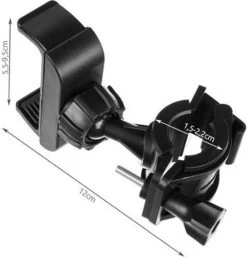 Merkloos Telefoonhouder Fiets Universeel - Stuur Telefoonhouder - 360 Draaibaar Telefoon Houder Fiets - Telefoonhouder Motor - Telefoonhouder Scooter -Zwart -Extreem Snel Rijden 1153x1200 7