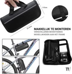 TIKKENS® Fietsbanden Reparatieset - Lekke Fietsband Reparatie Set - Racefiets / Mountainbike / Alle Andere Fietstypes / Complete Set In Etui - Onderhoud -Extreem Snel Rijden 1164x1200 4
