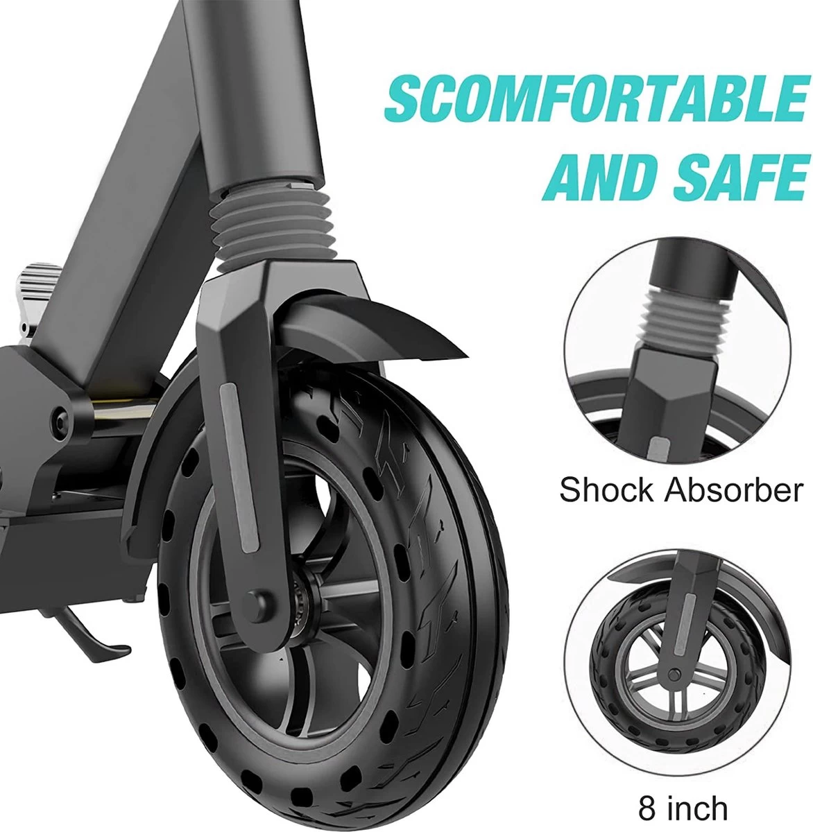 Suotu R1 - Elektrische Step - 25 Km/u Speed 350W Batterij 4 Suotu R1 - Elektrische Step - 25 Km/u Speed 350W Batterij - Afbeelding 2