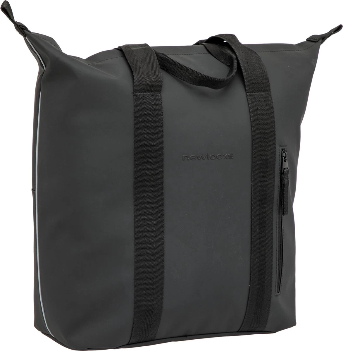 New Looxs Odense Kota Enkele Fietstas - Afneembaar Shopper - 24 Liter - Zwart 3 New Looxs Odense Kota Enkele Fietstas - Afneembaar Shopper - 24 Liter - Zwart