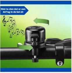 Fietsbel Voor Apple AirTag - AirTag Houder - AirTag Fiets - AirTag Hoesje - Incl. Schroevendraaier Voor Montage - Waterdicht -Extreem Snel Rijden 1184x1200 2