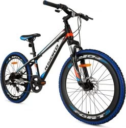 Supersuper Kiyoko Kinder Mountainbike - 7 Versnellingen - 24 Inch - Jongens - Zwart/Blauw -Extreem Snel Rijden 1186x1200 2