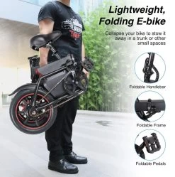 Windgoo B3 Elektrische Fiets Step Met Trapondersteuning - Zwart - 25 Km Per Uur - 350W - Geen Trappers -Extreem Snel Rijden 1189x1200 1