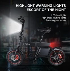 Windgoo B3 Elektrische Fiets Step Met Trapondersteuning - Zwart - 25 Km Per Uur - 350W - Geen Trappers -Extreem Snel Rijden 1191x1200 5