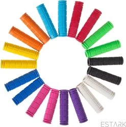 Merkloos ESTARK® - Fietshandvatten - Handvatten - Universeel - Fiets – Mountainbike – Professioneel - Grips - Extra Grip – Fietshandvaten -Handvaten - Handig Te Monteren - Anti-slip – Fietsen – Stuur – Bikegrips – Stevig - Rubber Roze - (R-roze) -Extreem Snel Rijden 1194x1200 7