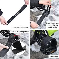 2 Fiets Pedalen Set- Anti-slip Bandjes- Klittenband Pedalen- Fiets Pedalen Bands - Foot Band Binding Bandvoor Meer Grip -Extreem Snel Rijden 1198x1200 10