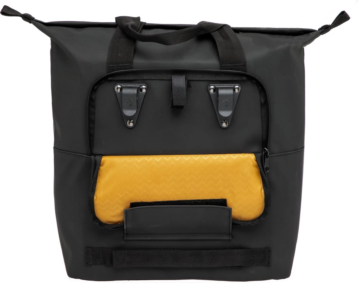 New Looxs Odense Kota Enkele Fietstas - Afneembaar Shopper - 24 Liter - Zwart 7 New Looxs Odense Kota Enkele Fietstas - Afneembaar Shopper - 24 Liter - Zwart - Afbeelding 5