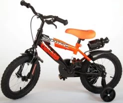 Volare Sportivo Kinderfiets - Jongens - 14 Inch - Neon Oranje/Zwart - 95% Afgemonteerd -Extreem Snel Rijden 1200x1000 5