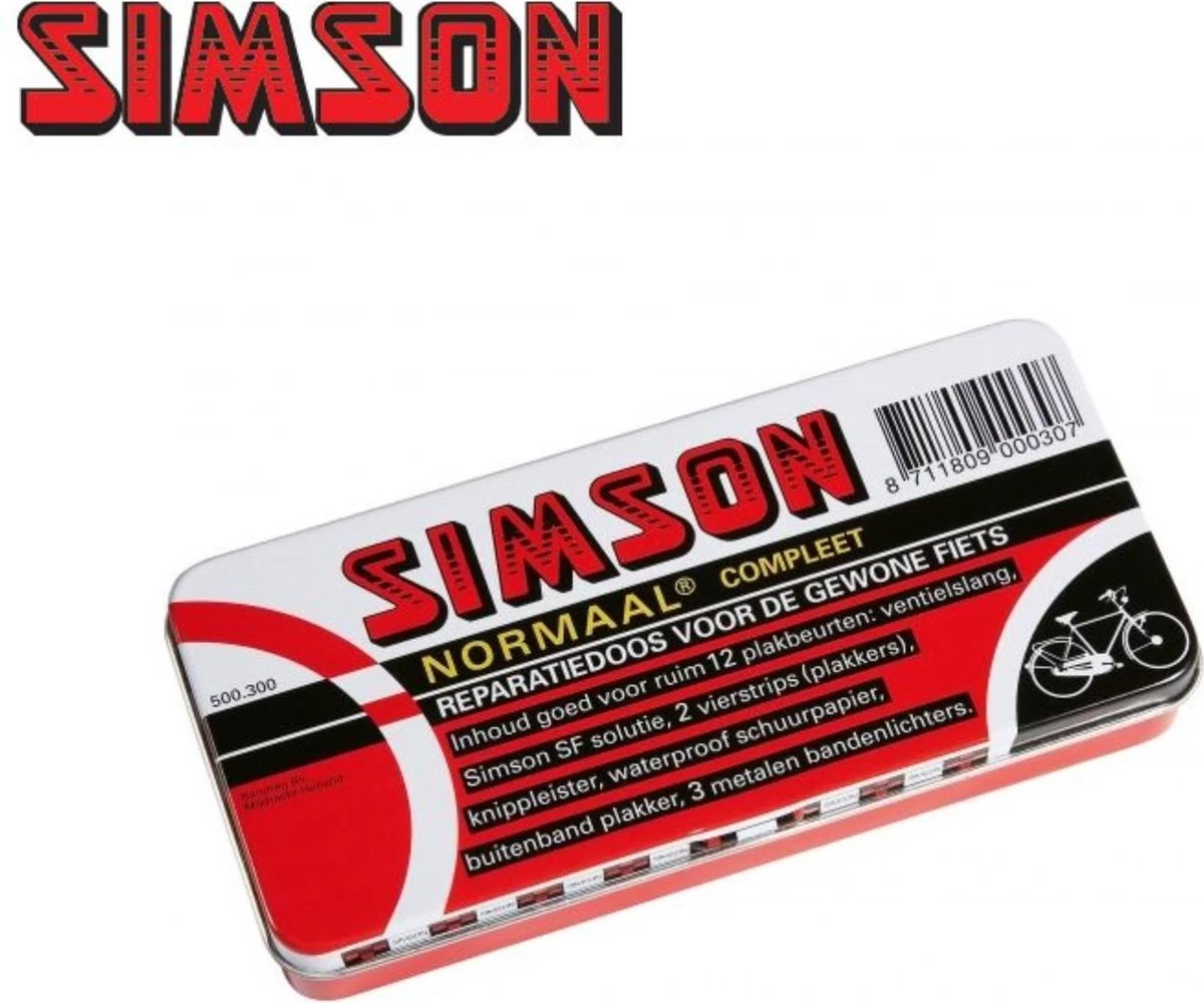 Simson Bandenreparatieset - Bandenplakset Compleet - Type Normaal T.b.v. Fiets - 7 Delig 17 Simson Bandenreparatieset - Bandenplakset Compleet - Type Normaal T.b.v. Fiets - 7 Delig - Afbeelding 15