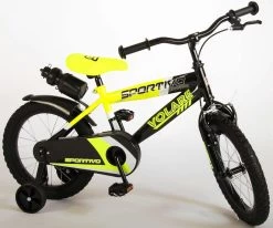 Volare Sportivo Kinderfiets - Jongens - 16 Inch - Neon Geel Zwart - 95% Afgemonteerd -Extreem Snel Rijden 1200x1002