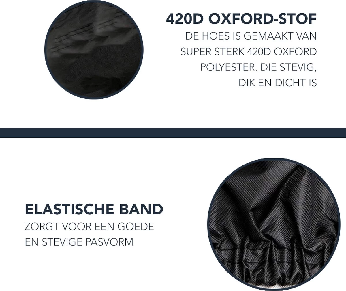 Achaté Fietshoes Universeel Voor Alle Fietsen En Scooters - Waterdicht 420D Oxford - Fiets Hoes Voor 1 Fiets - Incl. Opbergzak 11 Achaté Fietshoes Universeel Voor Alle Fietsen En Scooters - Waterdicht 420D Oxford - Fiets Hoes Voor 1 Fiets - Incl. Opbergzak - Afbeelding 9