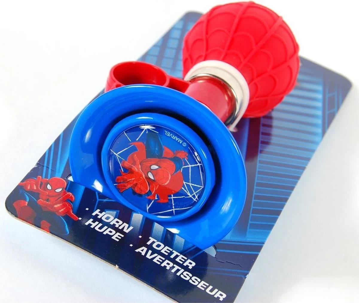 Mickey Mouse Spider-Man Fietstoeter - Jongens - Rood Blauw 9 Mickey Mouse Spider-Man Fietstoeter - Jongens - Rood Blauw - Afbeelding 7