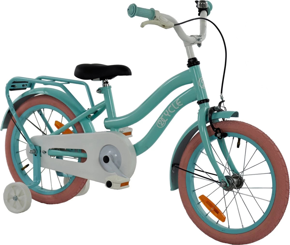 2Cycle Pretty Kinderfiets -16 Inch - Groen - Meisjesfiets 3 2Cycle Pretty Kinderfiets -16 Inch - Groen - Meisjesfiets