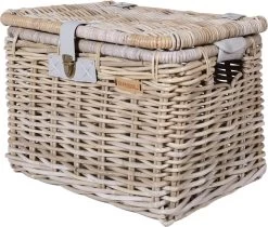 Basil Denton Fietsmand L - Voor - Rotan - Grijs - Large -Extreem Snel Rijden 1200x1021 3
