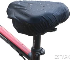 ESTARK® Zwarte Zadelhoes Waterdicht - Zadelhoezen Voor De Fiets - Zadel Cover - Zadel Zak - Hoes - Elastisch - Zwart -Extreem Snel Rijden 1200x1027 6
