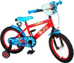 Marvel Spider-Man Kinderfiets - Jongens - 16 Inch - Blauw/Rood -Extreem Snel Rijden 1200x1028 1