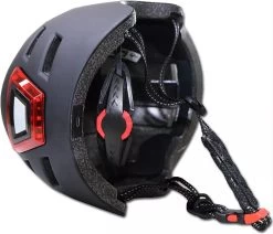Fietshelm - Met Voor- En Achterlicht-Skatehelm - Maat-L 58-61cm-Helm Mat-Zwart - LED Verlichting -Extreem Snel Rijden 1200x1030 5
