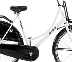 Amigo Eclypse Transportfiets 28 Inch - Omafiets Met Voordrager - Wit/Zwart 12 Amigo Eclypse Transportfiets 28 Inch - Omafiets Met Voordrager - Wit/Zwart -Extreem Snel Rijden 1200x1031 1