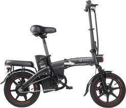 F-Wheel DYU A5 - Elektrische Vouwfiets - E Bike - 14 Inch - 7.5 Ah - 25km/u - Zwart -Extreem Snel Rijden 1200x1037 1