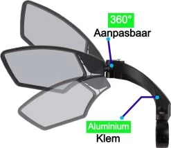 Merkloos Life-X Niet Verblindende Fietsspiegel – Ebike – 360° Verstelbaar – Links -Extreem Snel Rijden 1200x1039 3