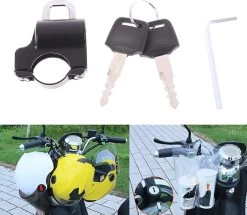 Merkloos Helmslot - Motorhelm Slot - Motorslot - Motor - Slot Voor Je Helm - Anti Diefstal - Universeel -Extreem Snel Rijden 1200x1044 5