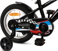 SJOEF Race Jongensfiets 14 Inch - Zwart -Extreem Snel Rijden 1200x1045