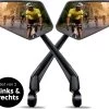 BikePro Verstelbare Fietsspiegel Set Incl. Reflectoren - Links & Rechts - Achteruitkijkspiegel Fiets - Geschikt Voor E Bike, Fiets, Motor, Step -Extreem Snel Rijden 1200x1050 4